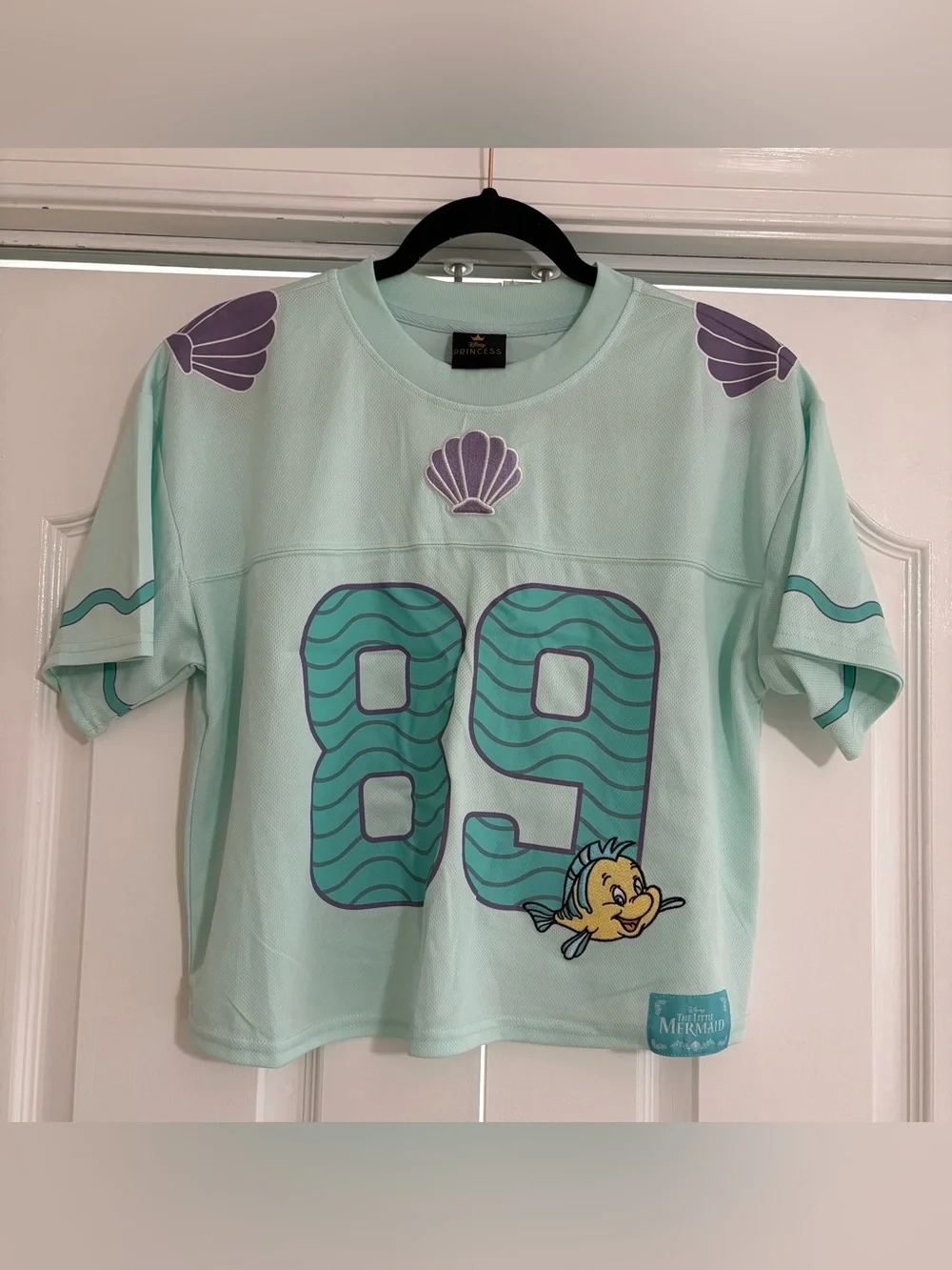 BoxLunch Disney The Little Mermaid Ariel Cropped Jersey